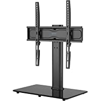 BONTEC Soporte TV Pie TV Peanas Giratorio Soporte Mesa TV de 26-55 Pulgadas LED-LCD-Plasma-Curva-Plana- Giratorio…